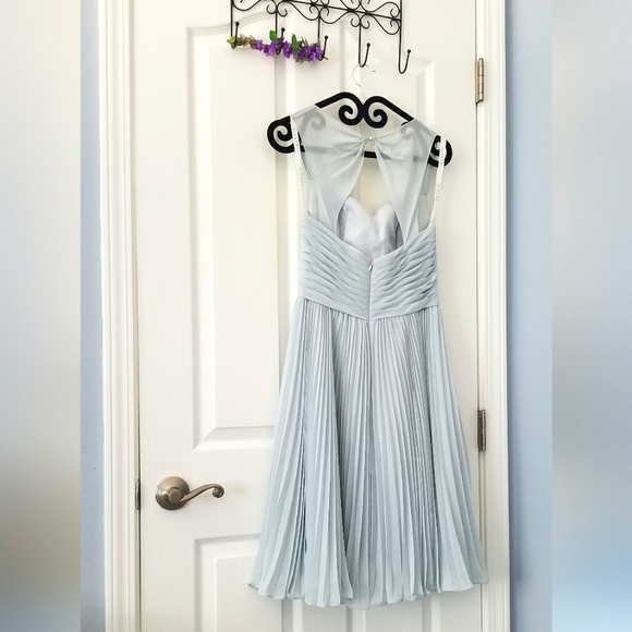 Azazie Bridesmaid/Wedding Guest Dress in Mist (Light Blue) A8 - Picture 6 of 11